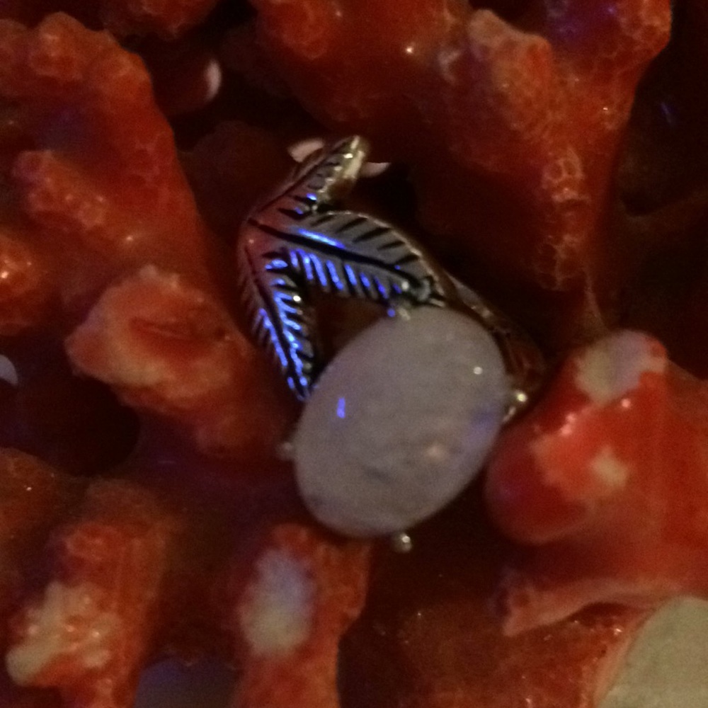 925 Moonstone Ring - image 1